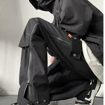 Aidase Pants Men Deisgn Holiday Fashion Zipper Cozy Chic Waterproof Handsome Streetwear High Street Autumn All-match New European Style aidase-shop